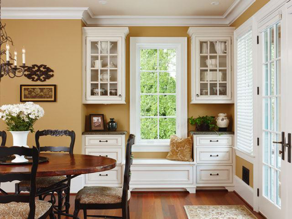 Custom built in online dining room cabinets