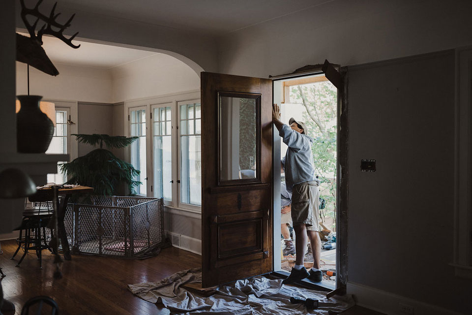 Pleasant Ridge, MI Bungalow - During Remodel by MainStreet Design Build