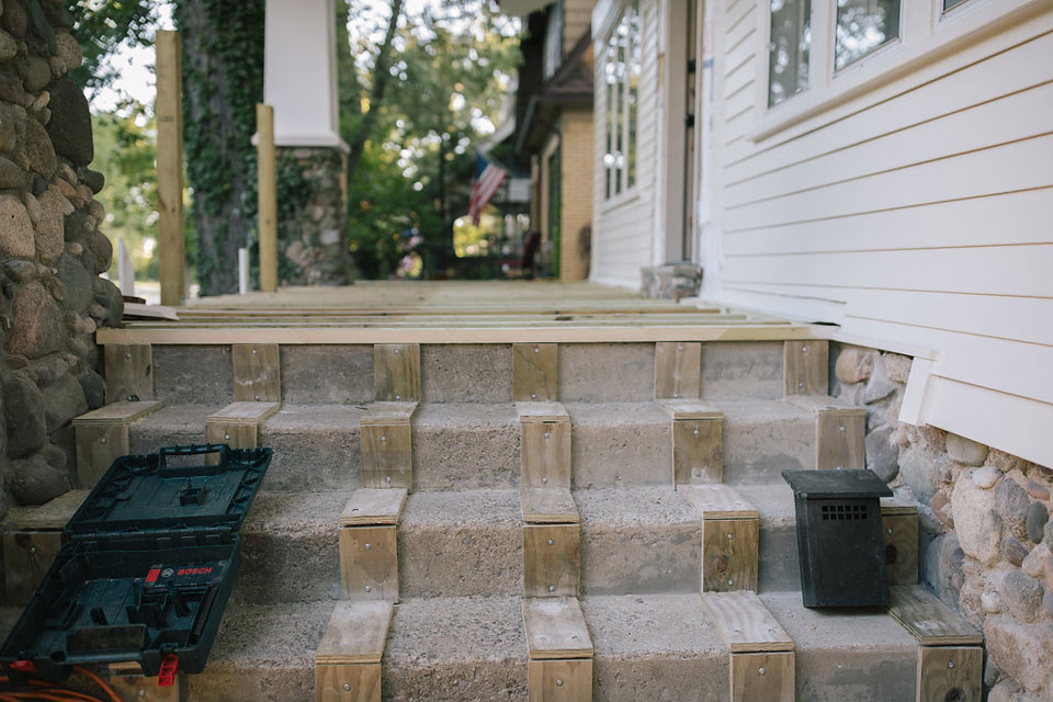 Pleasant Ridge, MI Bungalow - During Remodel by MainStreet Design Build