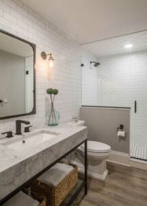 Bathroom Workbook: How Much Does a Bathroom Remodel Cost - Bloomfield Hills MI Basement Renovation - Bathroom
