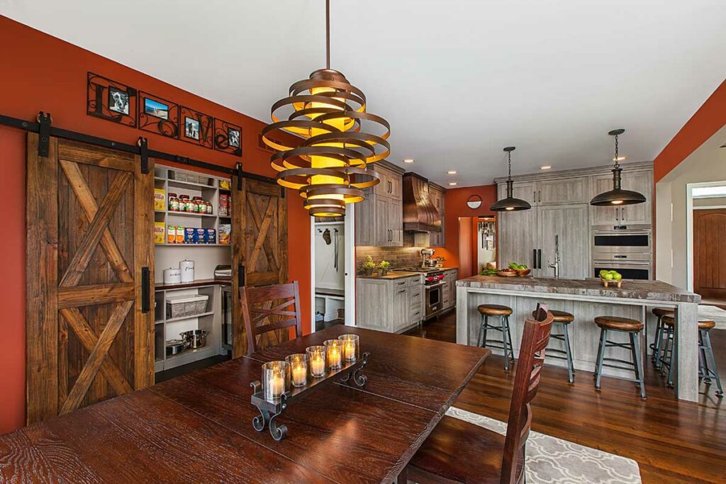 Rustic Modern Chef’s Kitchen Remodel in Birmingham, MI