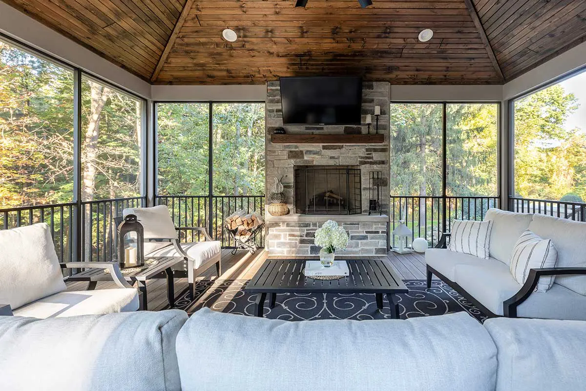 Three-Season Room Addition and New Deck in Rochester Hills, MI